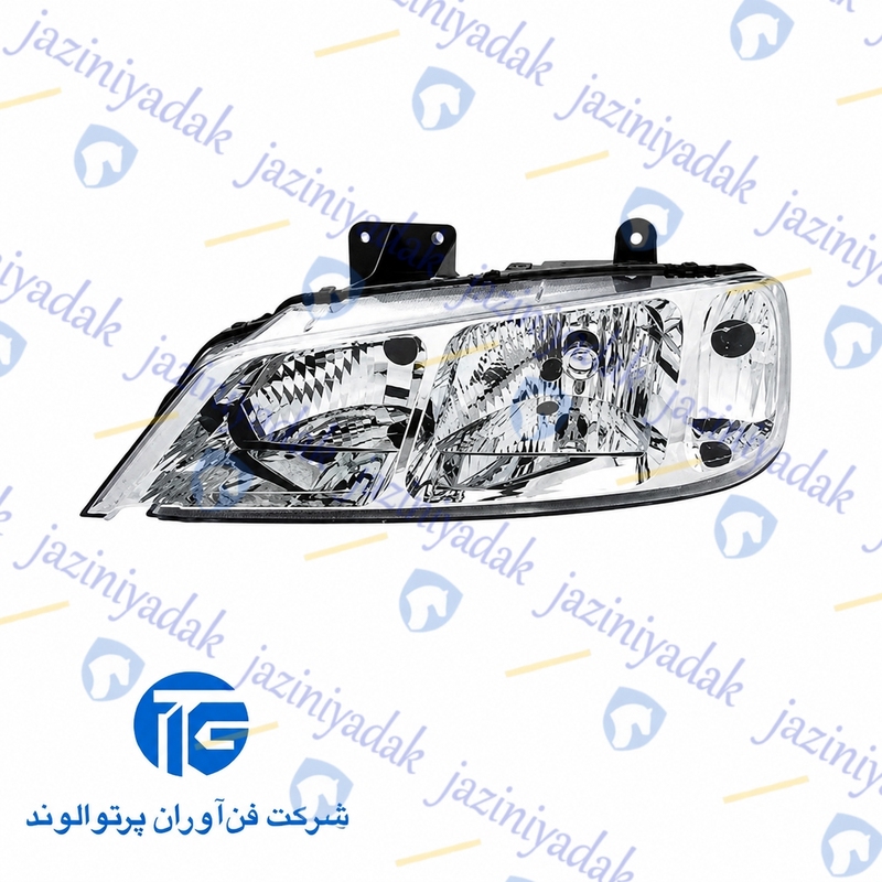 چراغ-جلو-پژو-پارس-چپ-بدنه-مشکی-فن-آوران