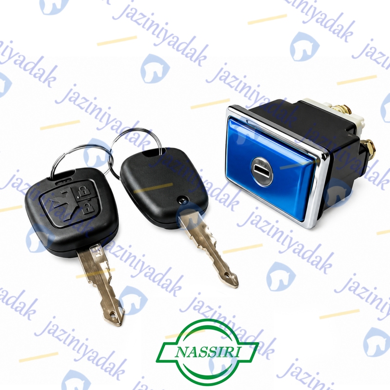 قفل-سوئیچی-صندوق-عقب-پژو-405-مستطیلی-نصیری