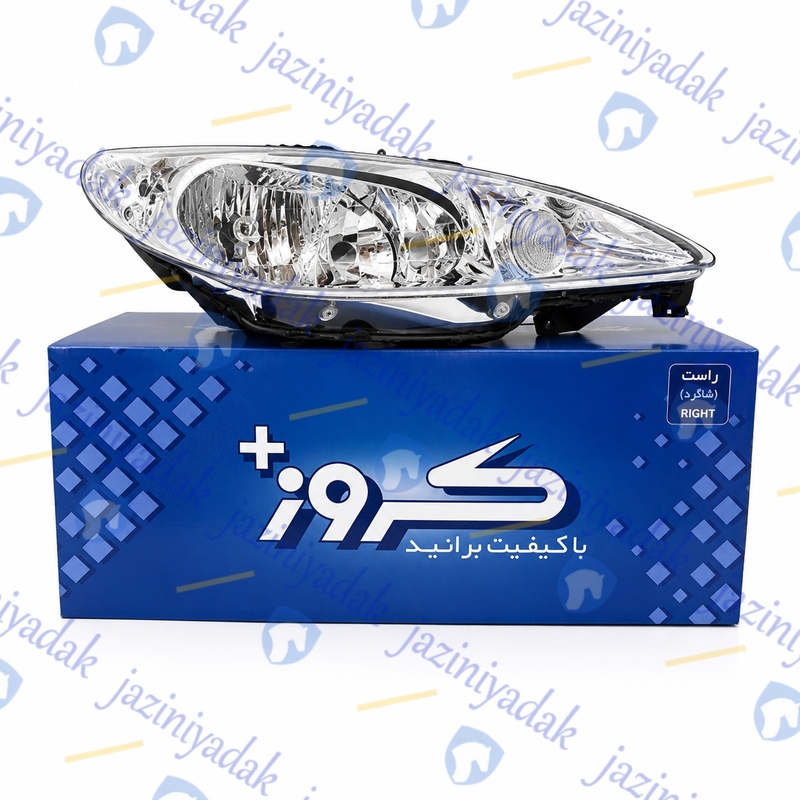 چراغ-جلو-پژو-206-راست-کروز