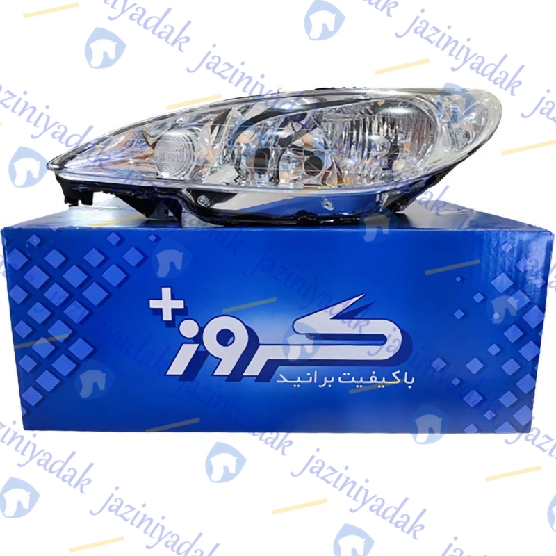 چراغ-جلو-پژو-206-چپ-کروز