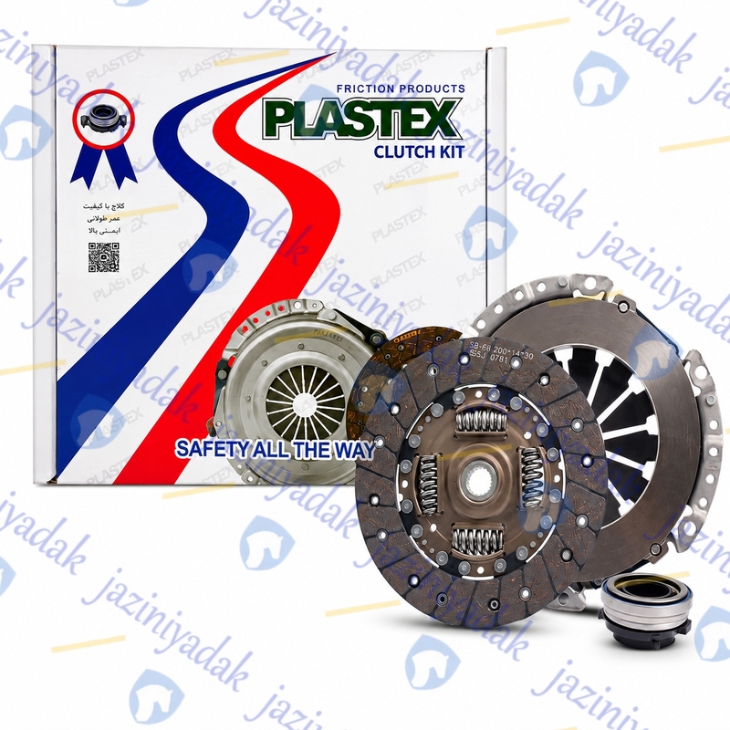 دیسک-و-صفحه-بلبرینگ-پژو-405-پری-دمپر-plastex