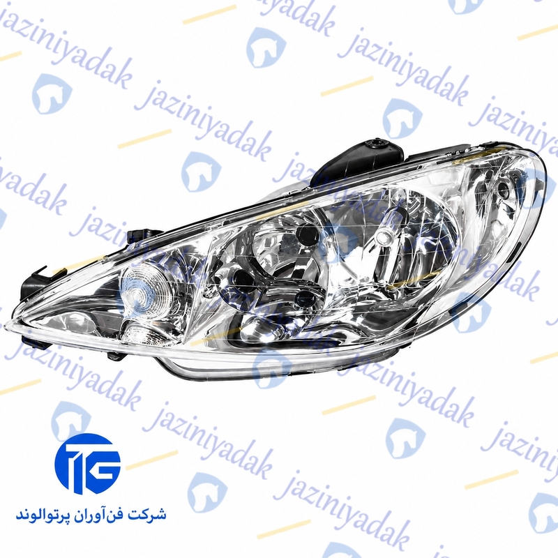 چراغ-جلو-پژو-206-چپ-فن-آوران
