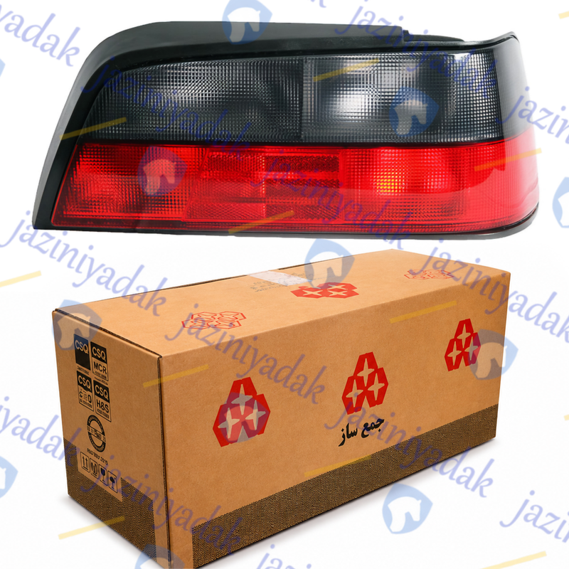 چراغ-خطر-عقب-پژو-پارس-elx-دودی-تیره-راست-جمع-ساز
