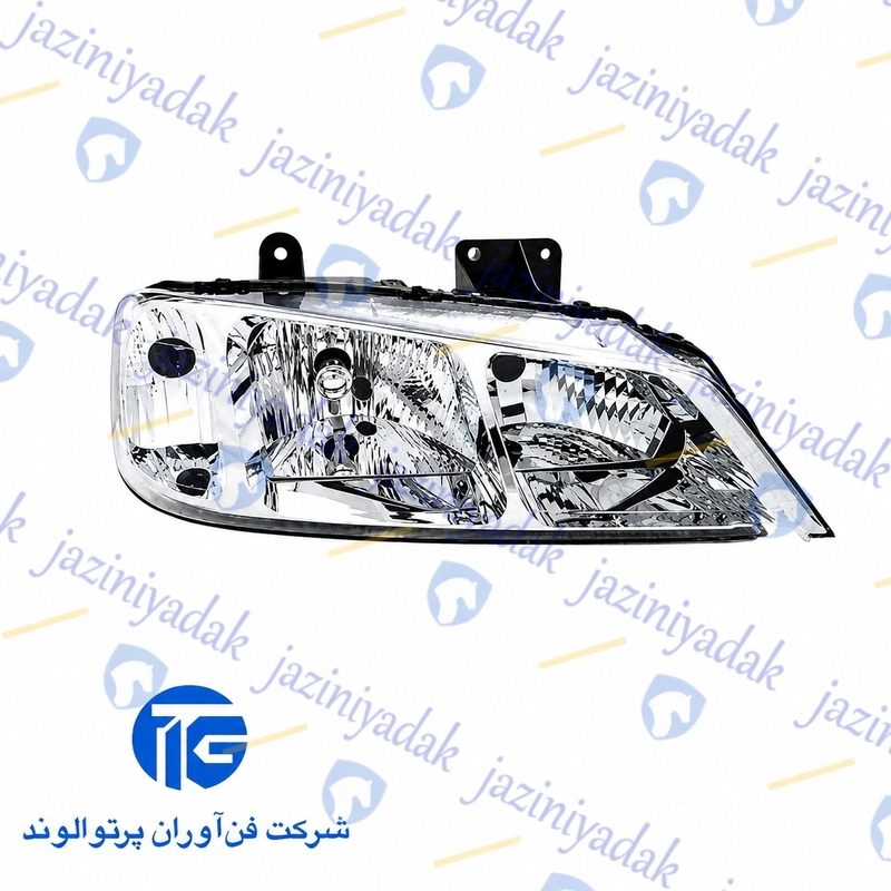 چراغ-جلو-پژو-پارس-راست-بدنه-مشکی-فن-آوران